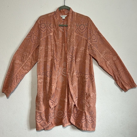 Sundance Moonlight Terracotta Eyelet Jacket - Picture 4 of 13